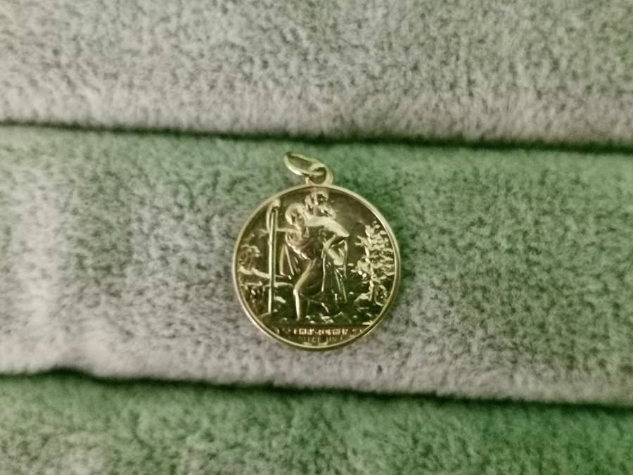 9ct Gold St. Christopher Pendant