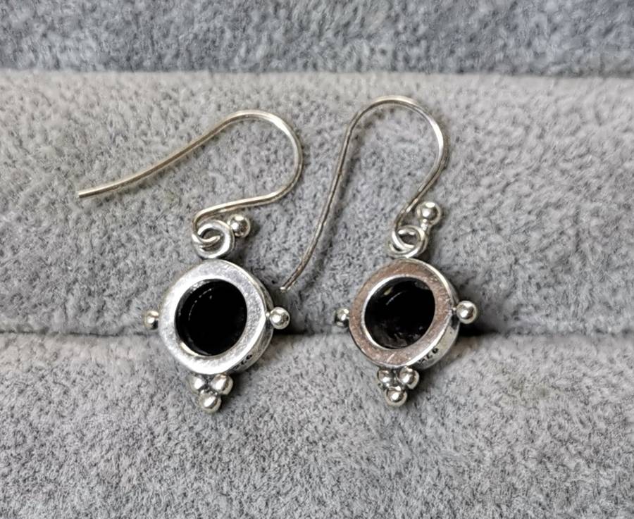 Pandora Melanite Earring Charms