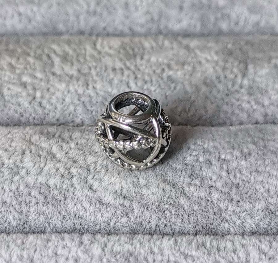 Pandora Sparkling Lines Openwork Charm