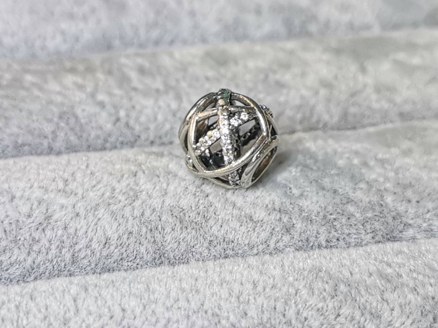 Pandora Sparkling Lines Openwork Charm