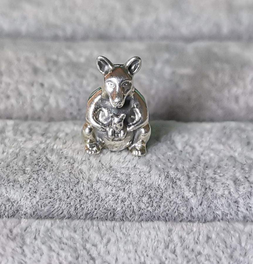 Pandora Kangaroo Mum and Baby Charm
