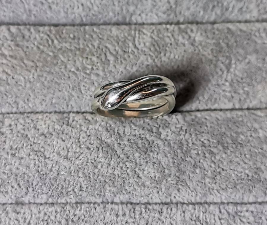 Silver Snake Ring