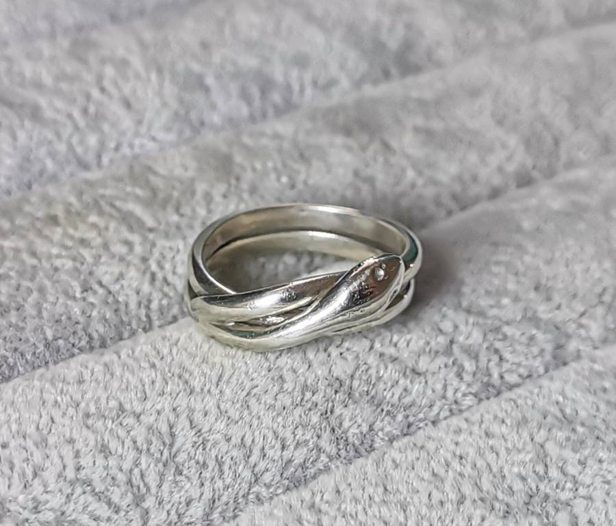 Silver Snake Ring