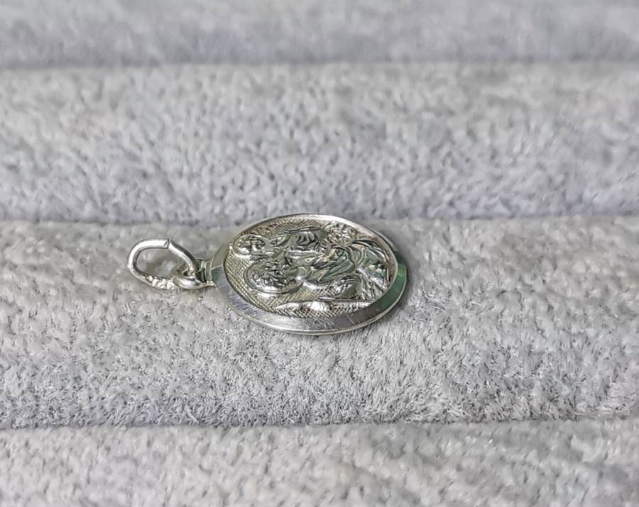Silver St. Christopher Pendant