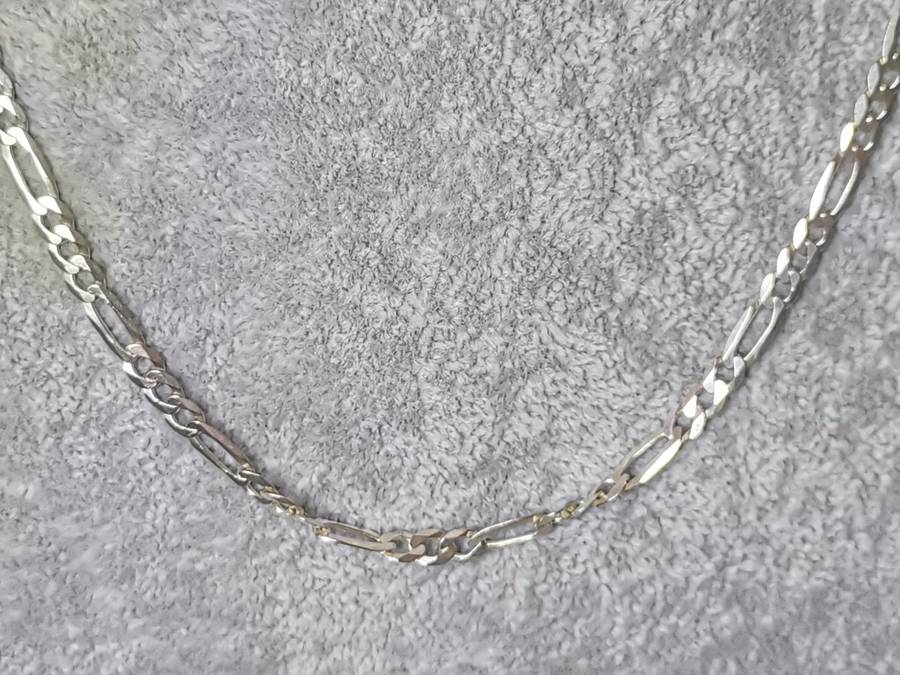 Silver Figaro Chain