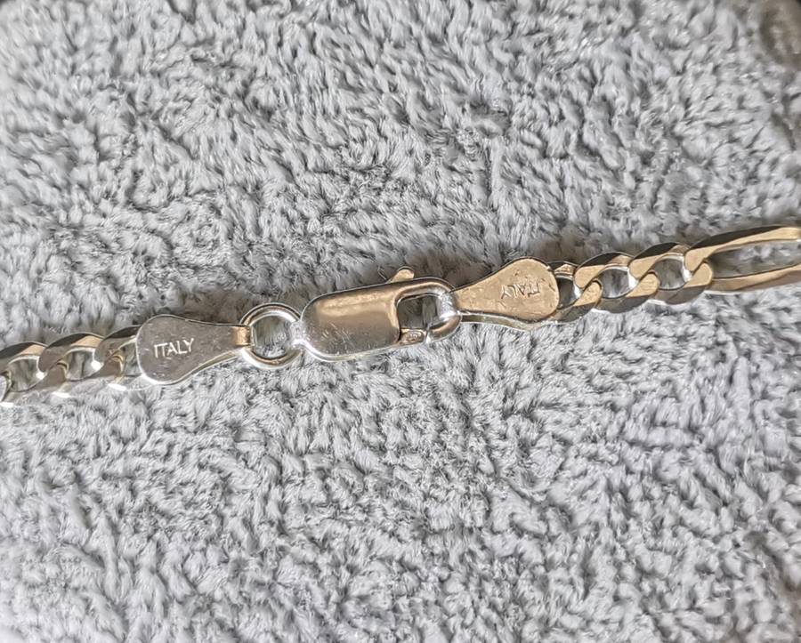 Silver Figaro Chain