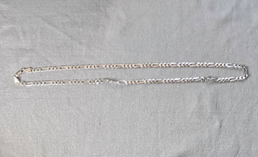 Silver Figaro Chain