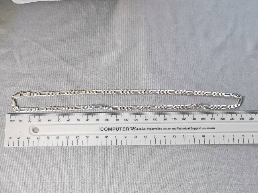 Silver Figaro Chain