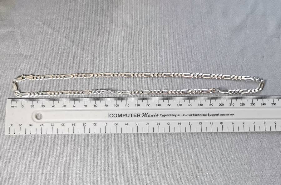Silver Figaro Chain