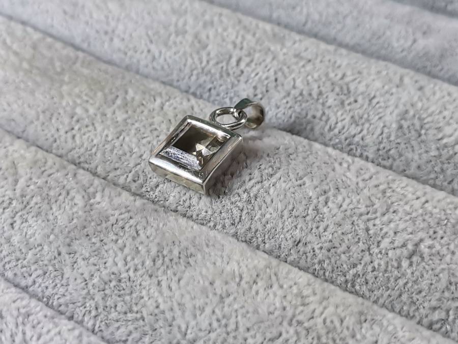 Sparkling Silver Pendant