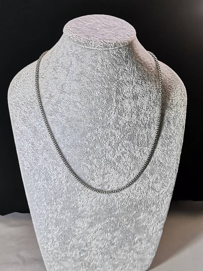 Silver Popcorn Chain