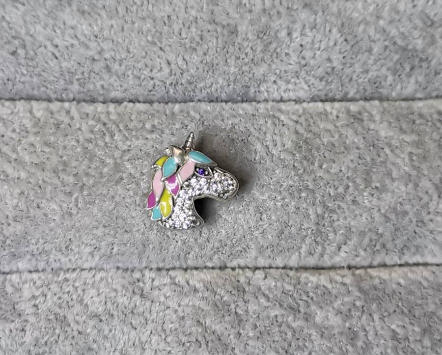 *R1 Auction* Silver Unicorn Charm