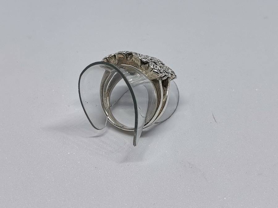 Silver Roses Ring