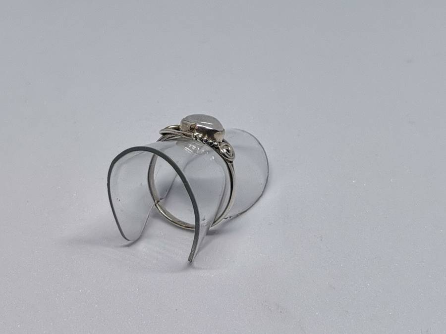 Silver Moonstone Ring