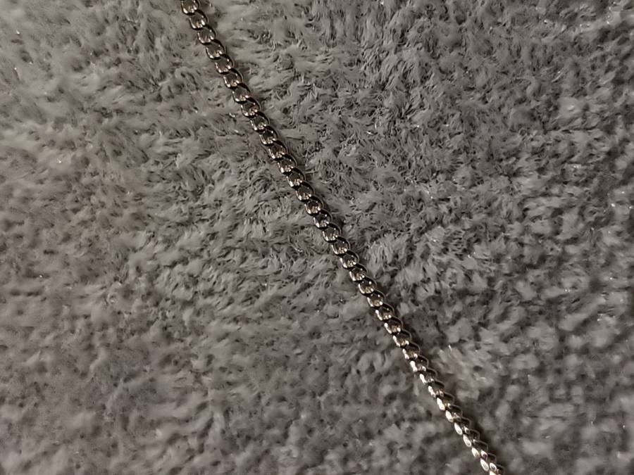 Silver `L` Necklace