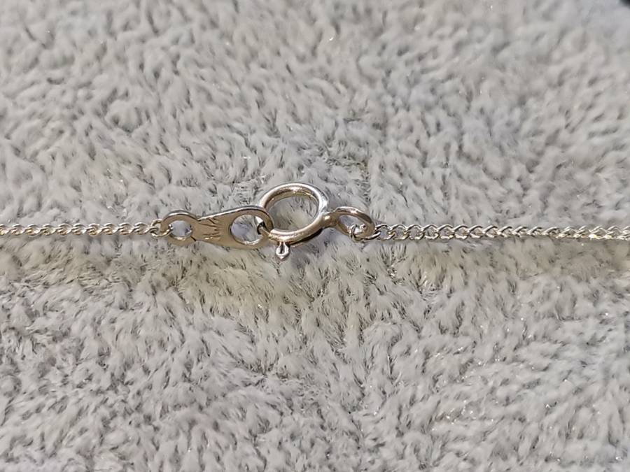 Silver `L` Necklace