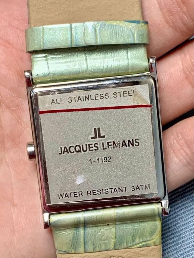 *R1 Auction* Jaques Lemans  Leather Watch