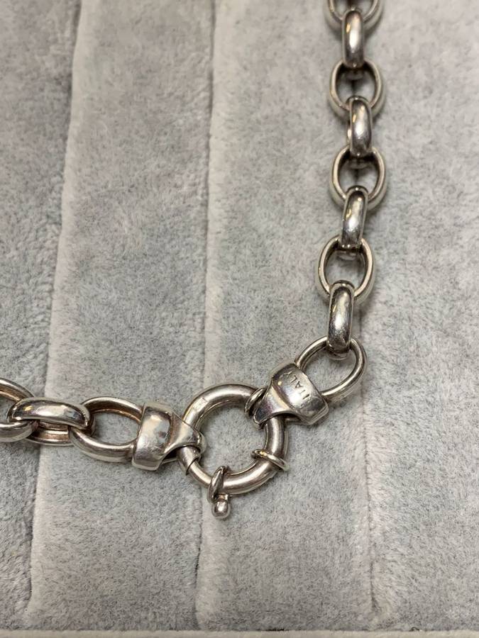 Silver Chain and Bracelet Set