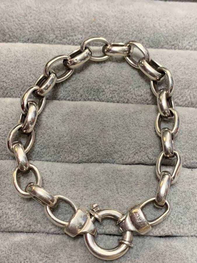 Silver Chain and Bracelet Set