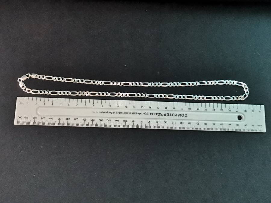 Silver Figaro Chain