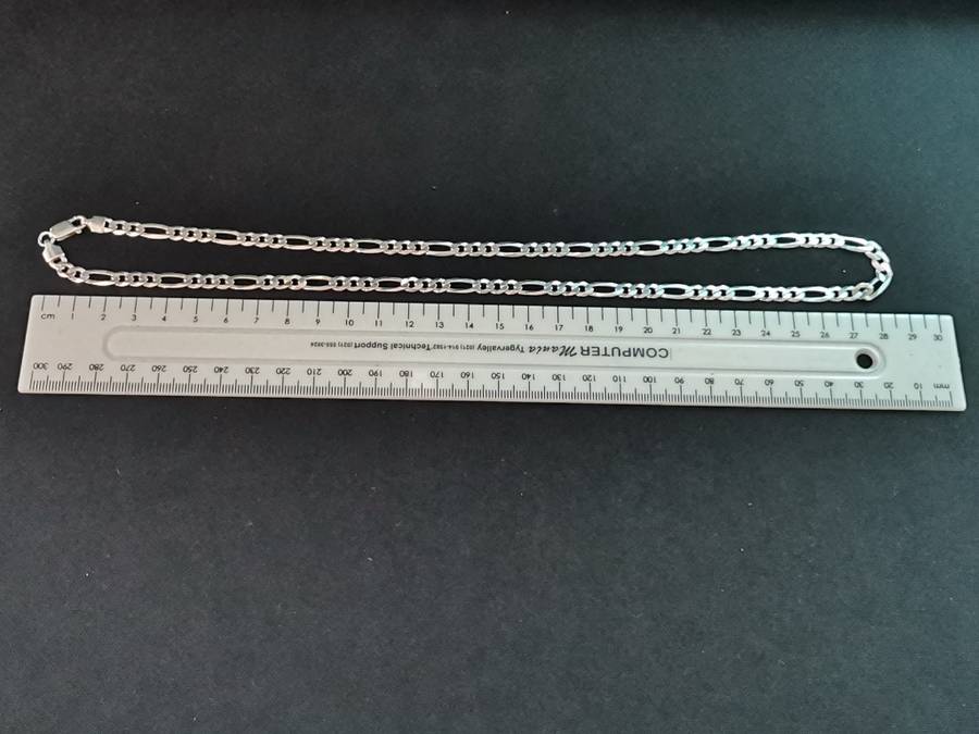 Silver Figaro Chain