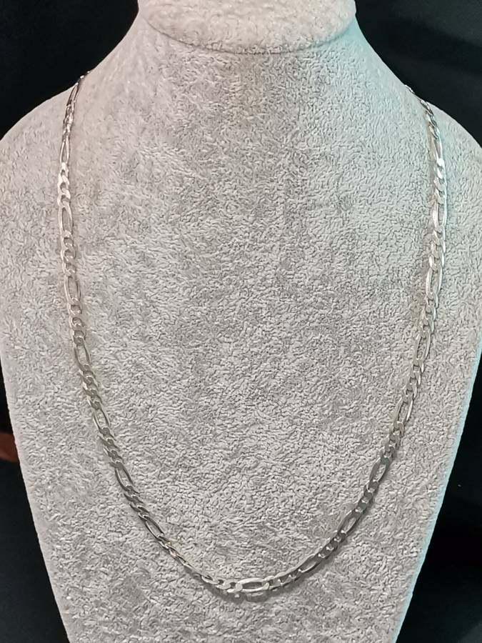 Silver Figaro Chain