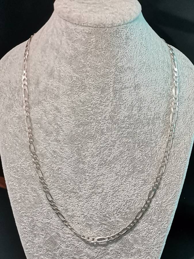 Silver Figaro Chain