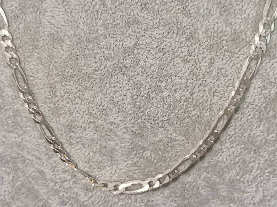 Silver Figaro Chain