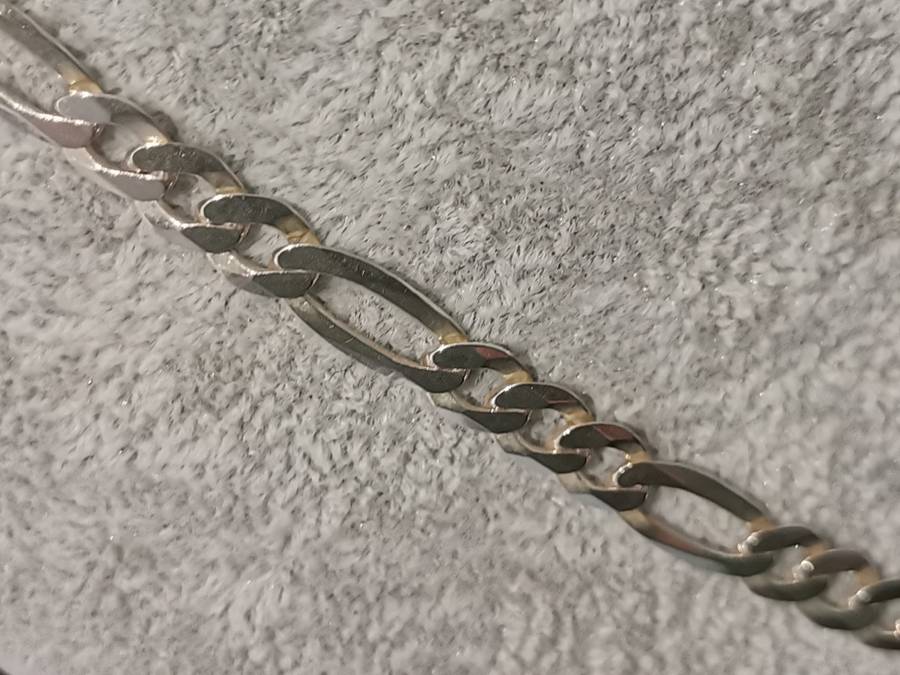 Silver Figaro Chain