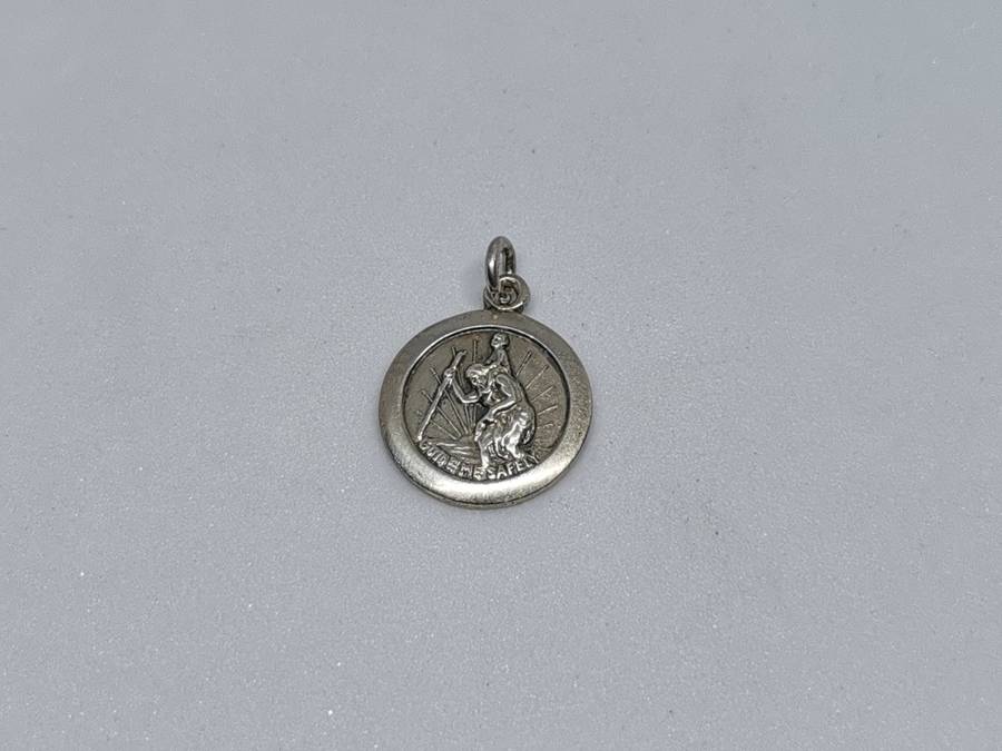 Silver St. Christopher Charm
