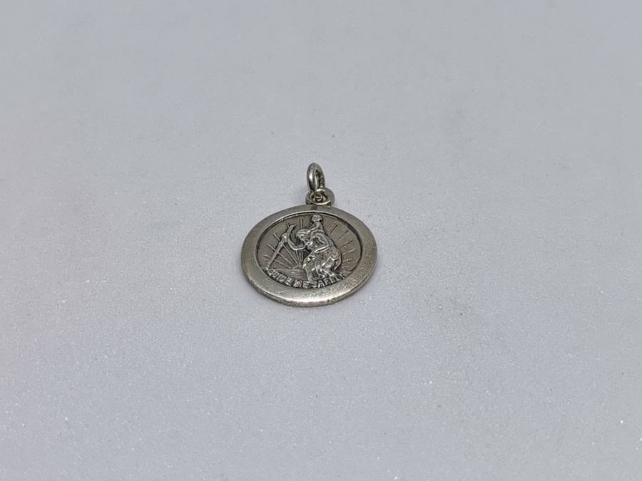 Silver St. Christopher Charm