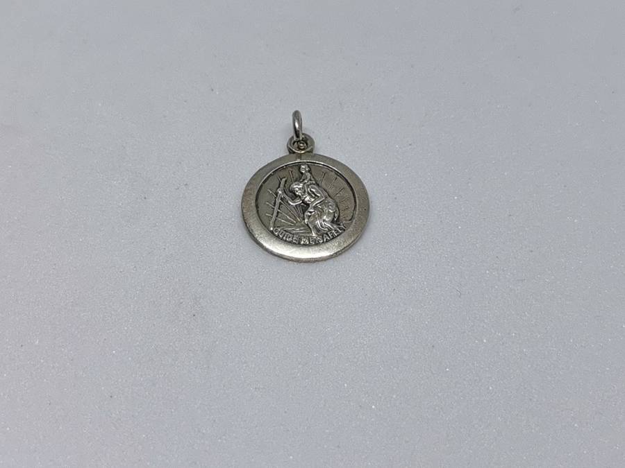 Silver St. Christopher Charm