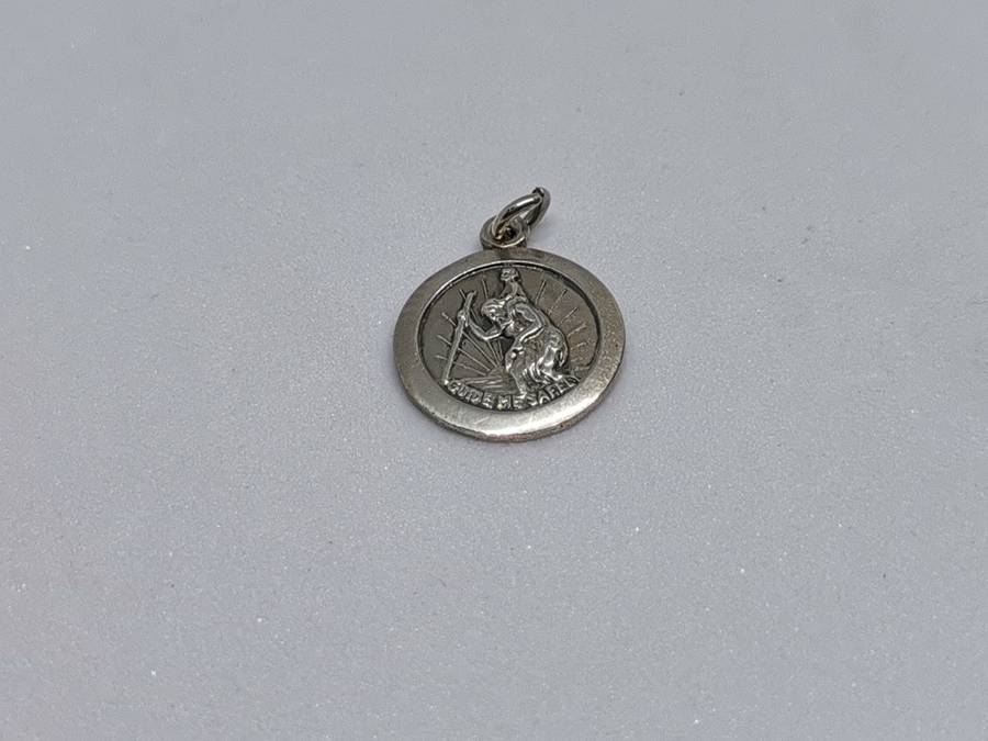 Silver St. Christopher Charm