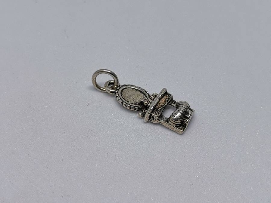 Silver Make-Up Table Charm