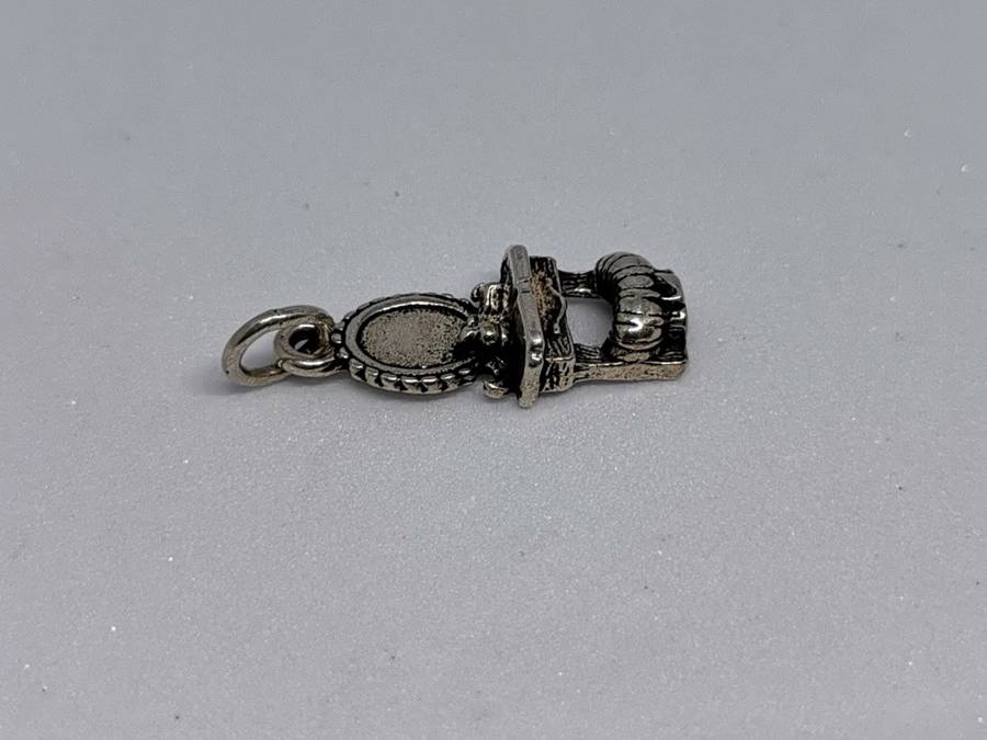 Silver Make-Up Table Charm