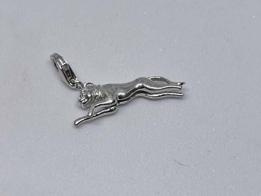 Silver Panther Charm