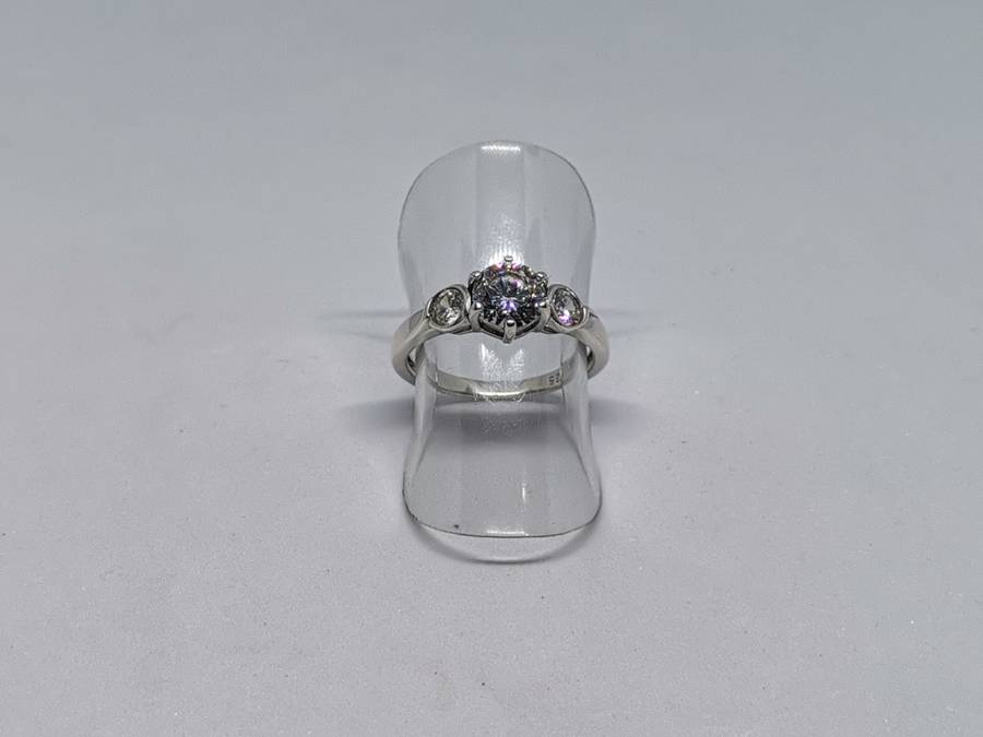 Pretty Silver Trilogy Ring