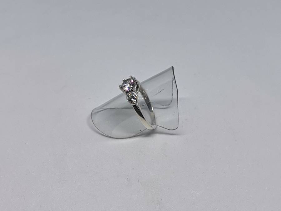 Pretty Silver Trilogy Ring