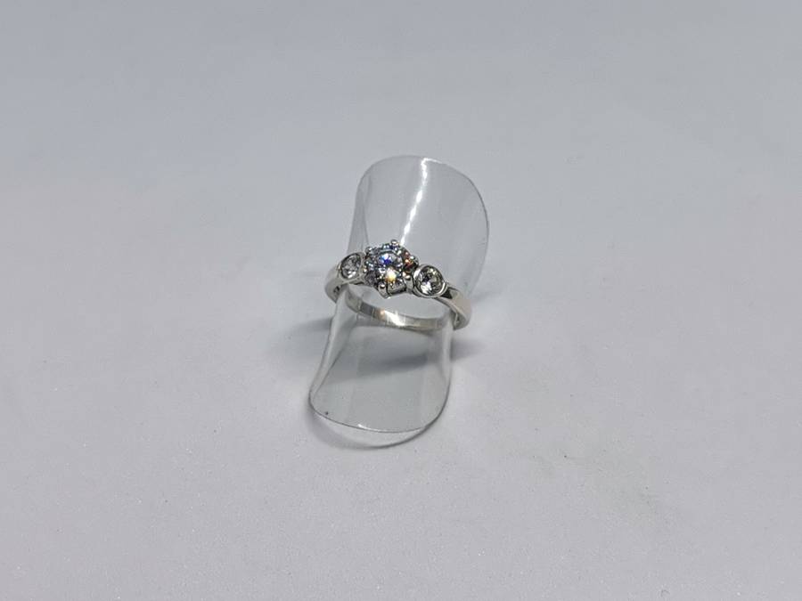 Pretty Silver Trilogy Ring