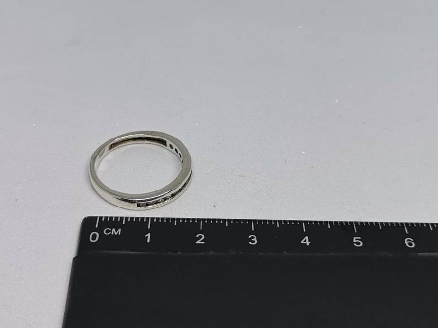Silver Half Eternity Ring