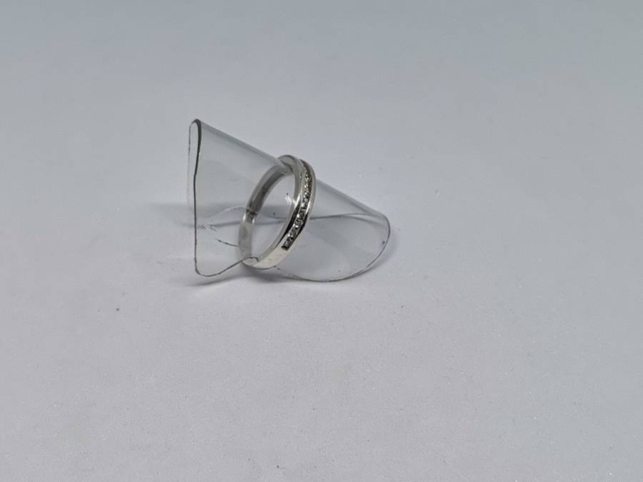 Silver Half Eternity Ring