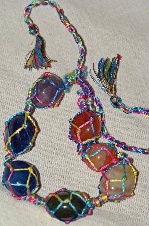 BRACELETS - NETTED CHAKRA TUMBLE