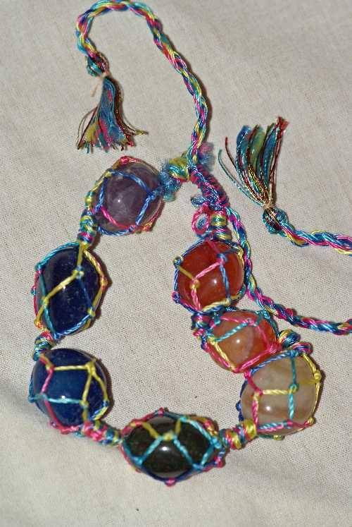 BRACELET - NETTED CHAKRA TUMBLE