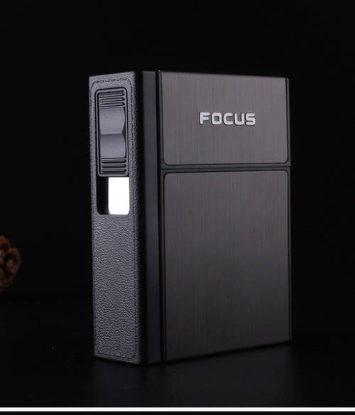 2-1 Cigarette Case Box with a Detachable USB Rechargeable Cigarette Lighter PLEASE READ DESCRIPTION