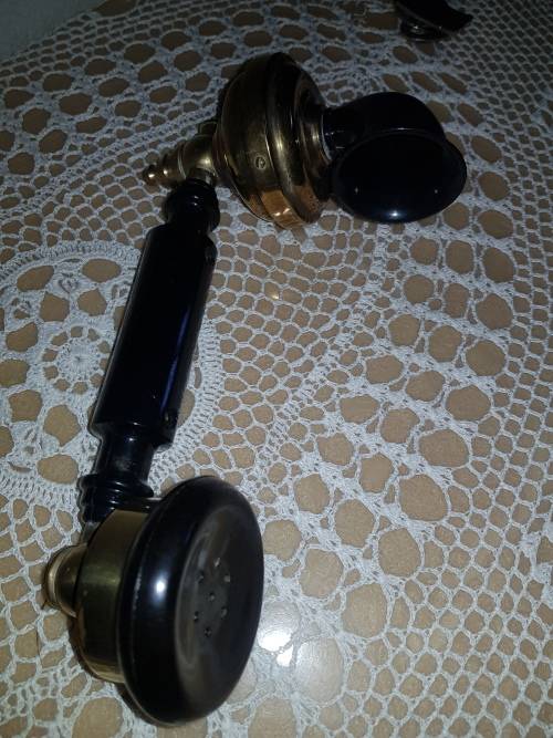BRASS DISPLAY TELEPHONE