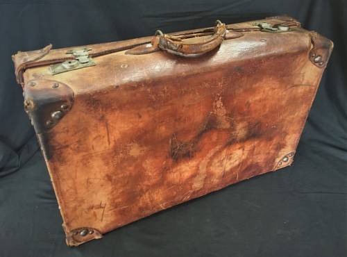 Vintage Leather Suitcase