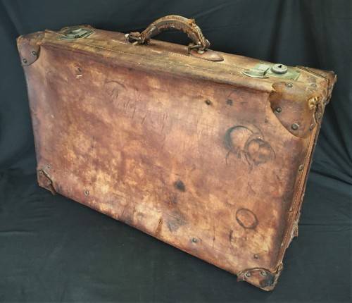 Vintage Leather Suitcase