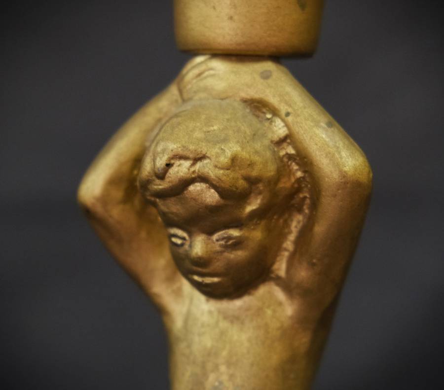 Vintage Cherub Desk Lamp