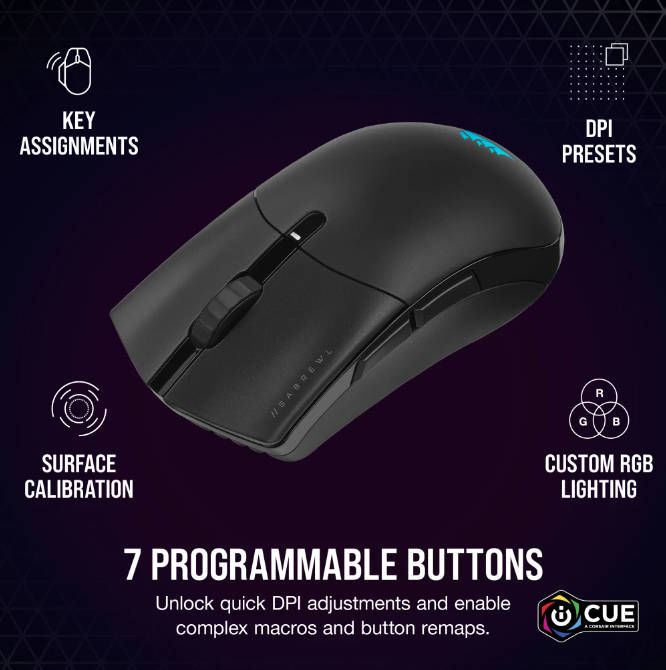 Corsair SABRE RGB PRO WIRELESS FPS Gaming Mouse
