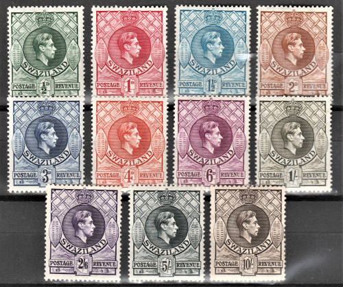 Swaziland - 1938 KGVI Def Issue (MM)